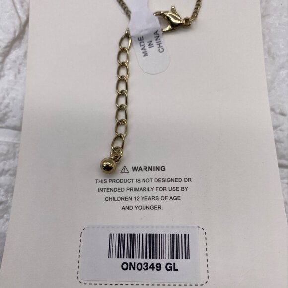 Fashion Leader Unisex Gold Tone Cross Pendant Necklace 16" - Picture 5 of 6